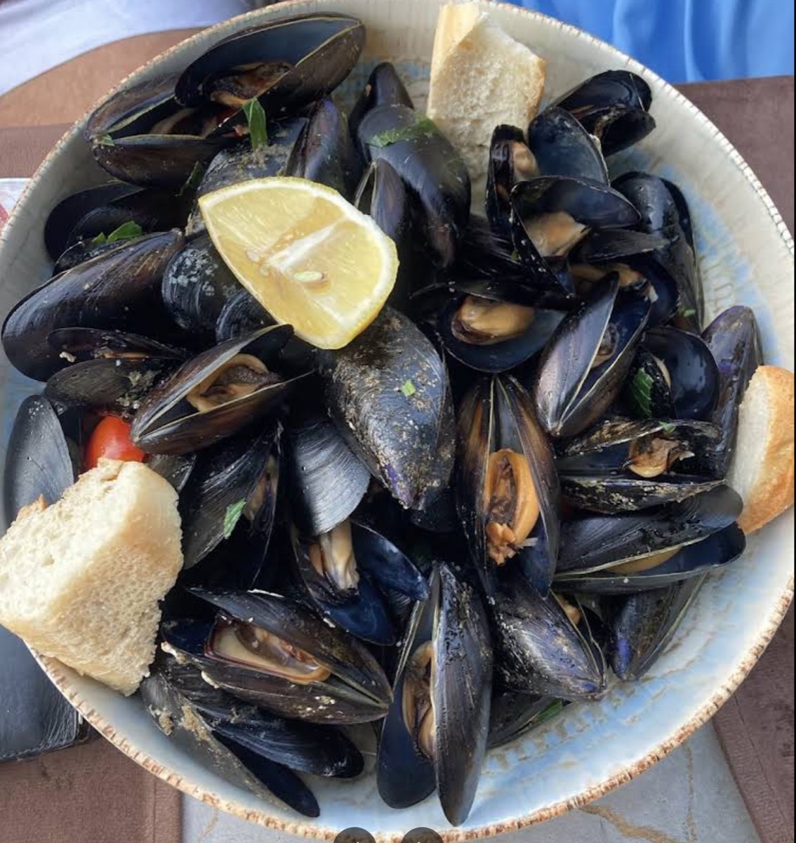 Adriatic mussels in white wine